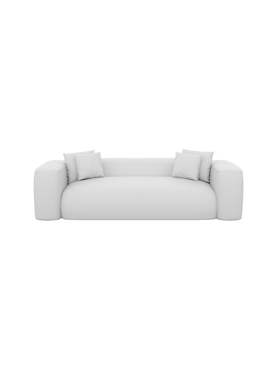 
3-Sitzer Design Echtleder Sofa „CLevante“ - Echtleder Beige