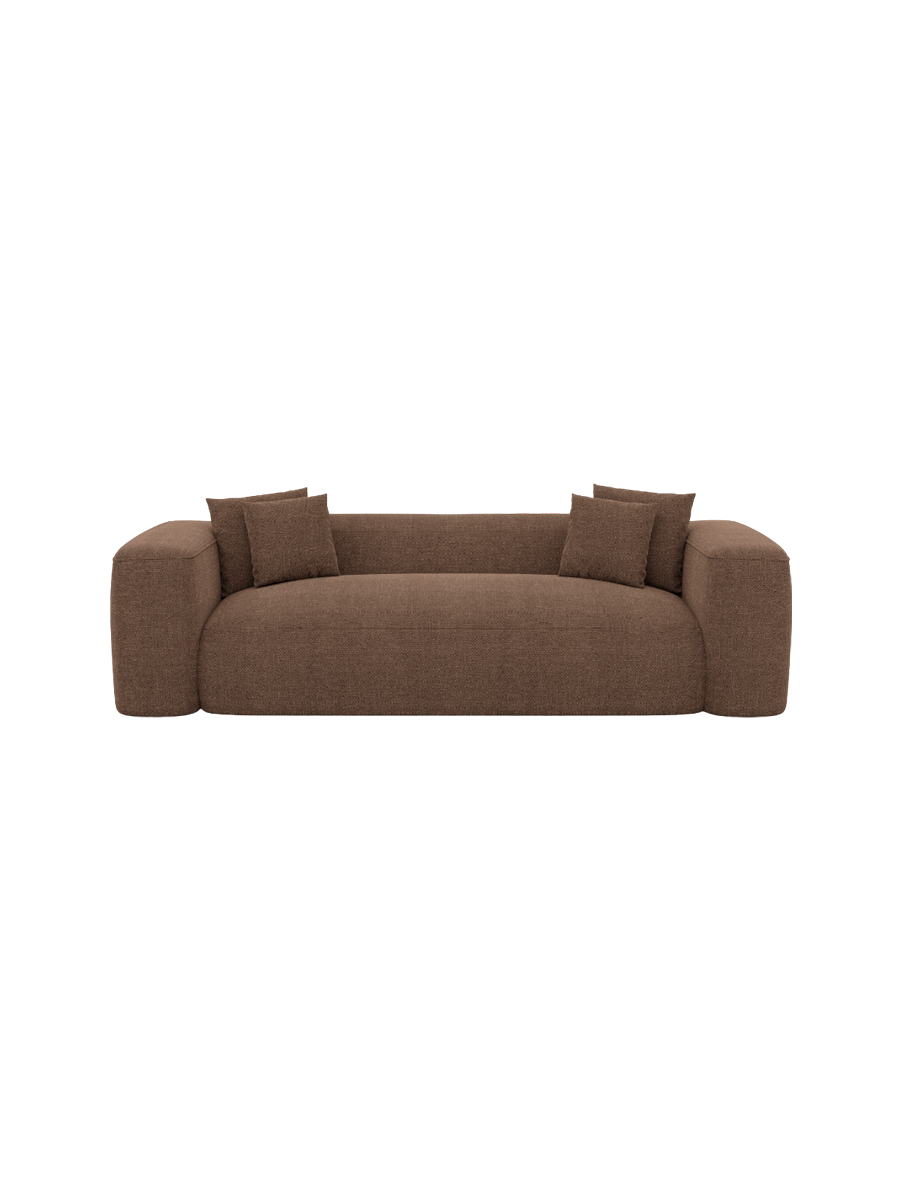 
3-Sitzer Design Sofa „CLevante“ mit Strukturstoff-Bezug - Strukturstoff Anthrazit