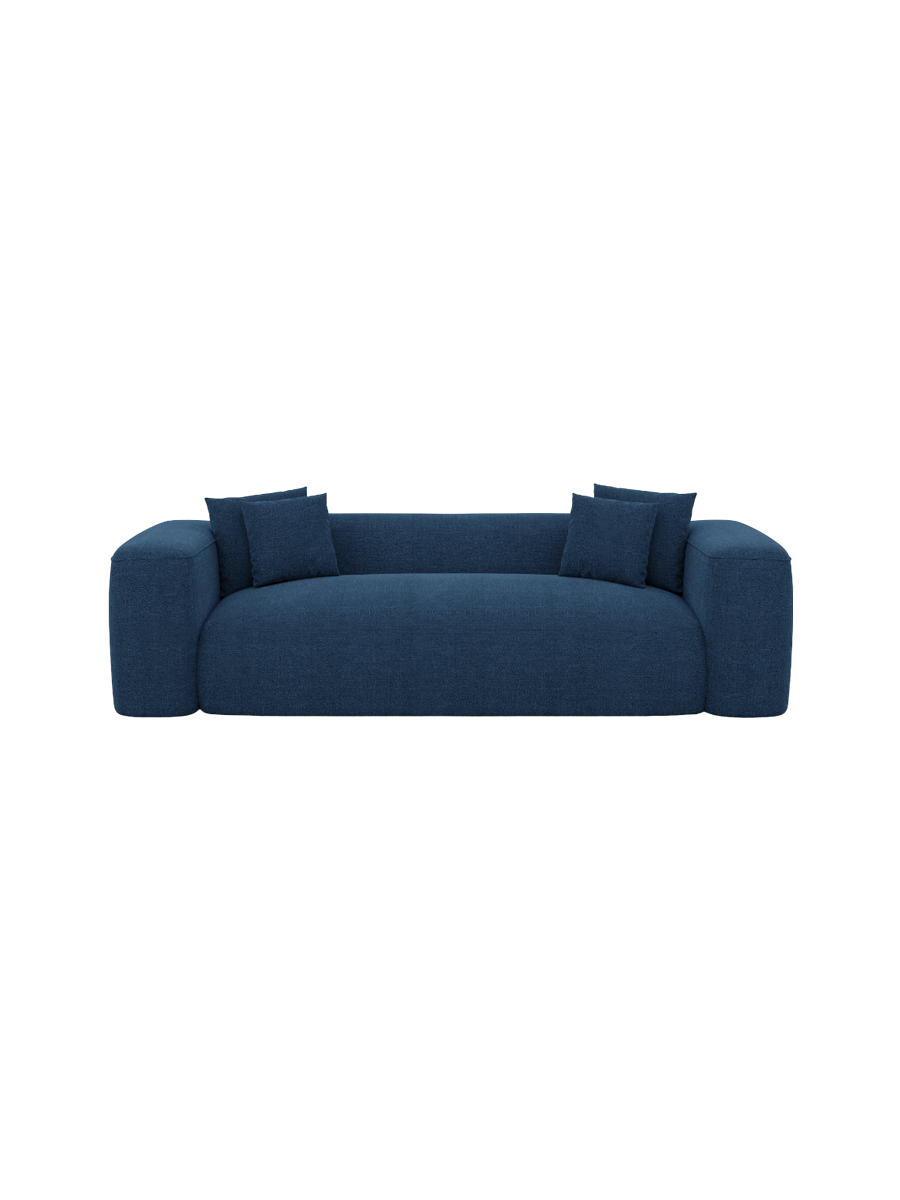 
3-Sitzer Design Sofa „CLevante“ mit Strukturstoff-Bezug - Strukturstoff Anthrazit
