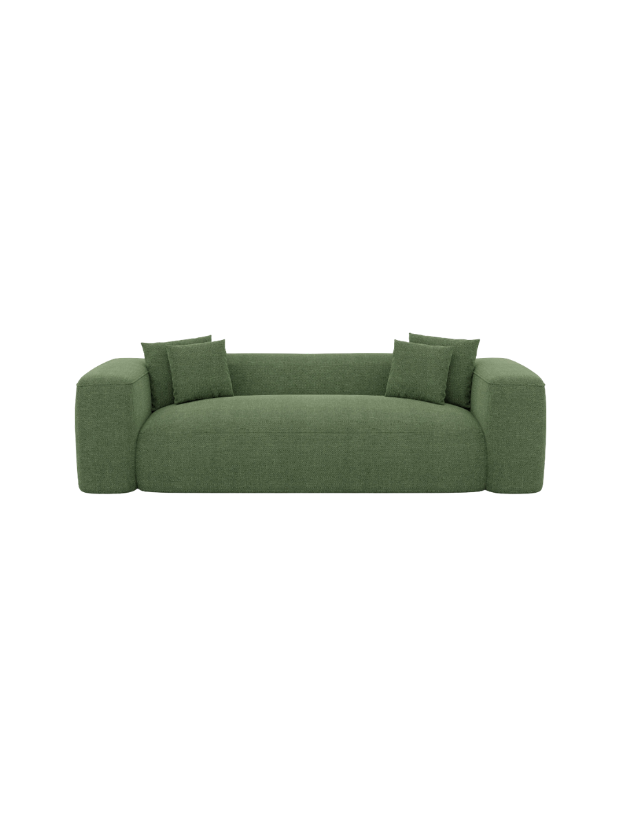 
3-Sitzer Design Sofa „CLevante“ mit Strukturstoff-Bezug - Strukturstoff Anthrazit