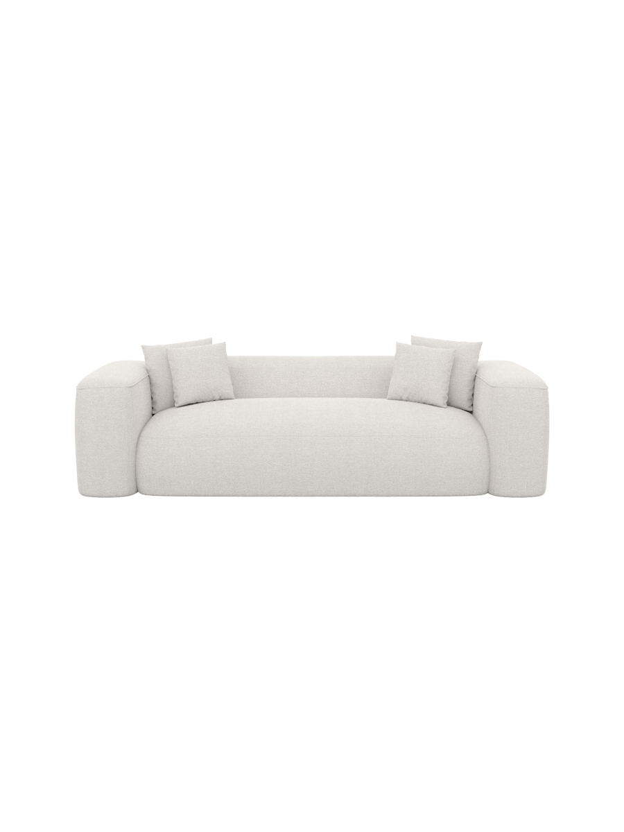 
3-Sitzer Design Sofa „CLevante“ mit Strukturstoff-Bezug - Strukturstoff Anthrazit