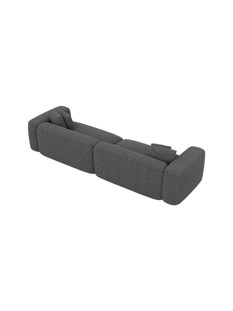 
4-Sitzer Design Sofa „CLevante“ mit Bouclé-Bezug - Bouclé Graphit