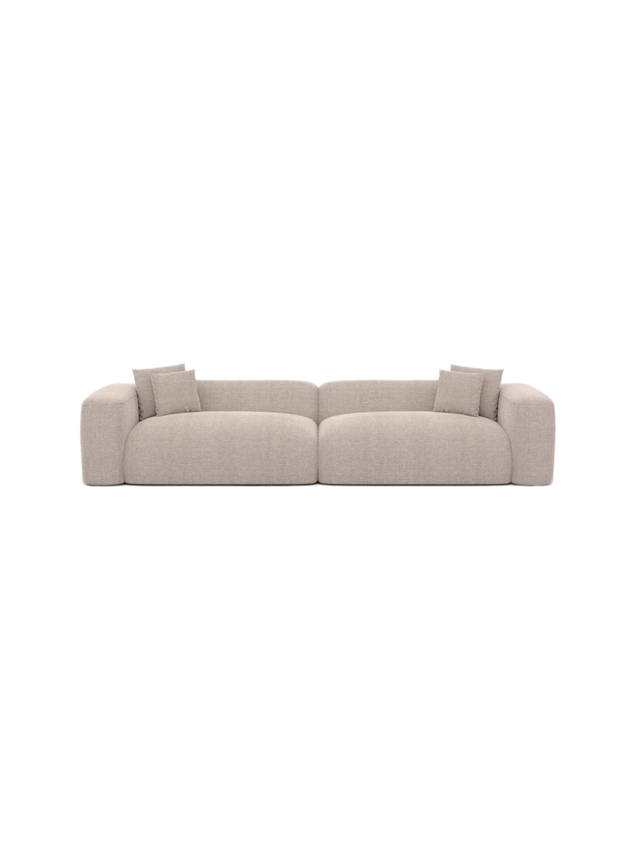 
4-Sitzer Design Sofa „CLevante“ mit Strukturstoff-Bezug - Strukturstoff Anthrazit