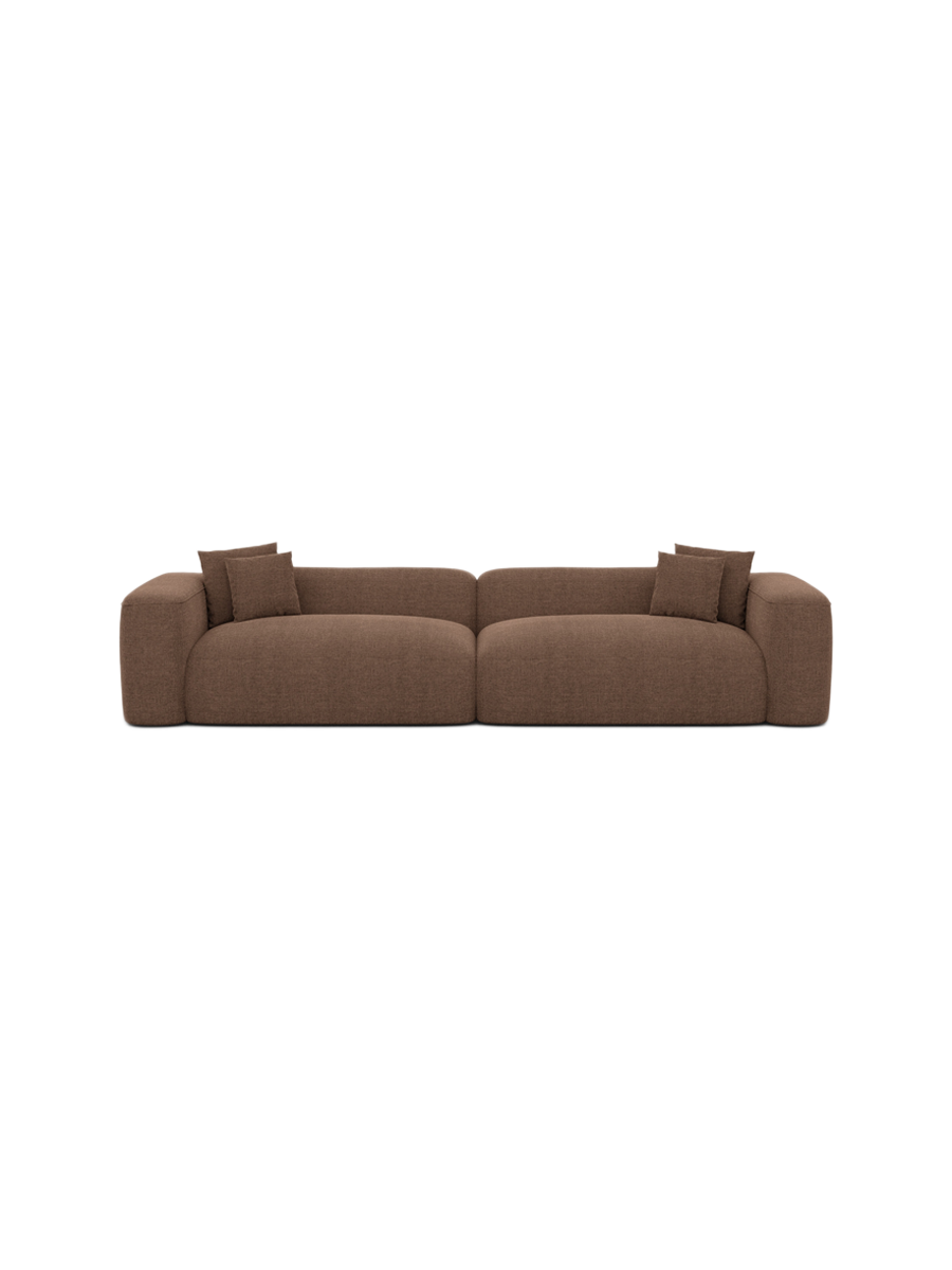 
4-Sitzer Design Sofa „CLevante“ mit Strukturstoff-Bezug - Strukturstoff Anthrazit