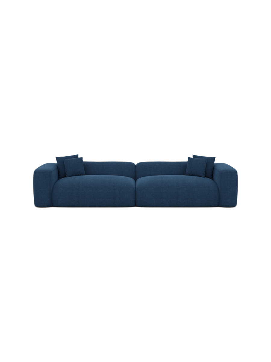 
4-Sitzer Design Sofa „CLevante“ mit Strukturstoff-Bezug - Strukturstoff Anthrazit