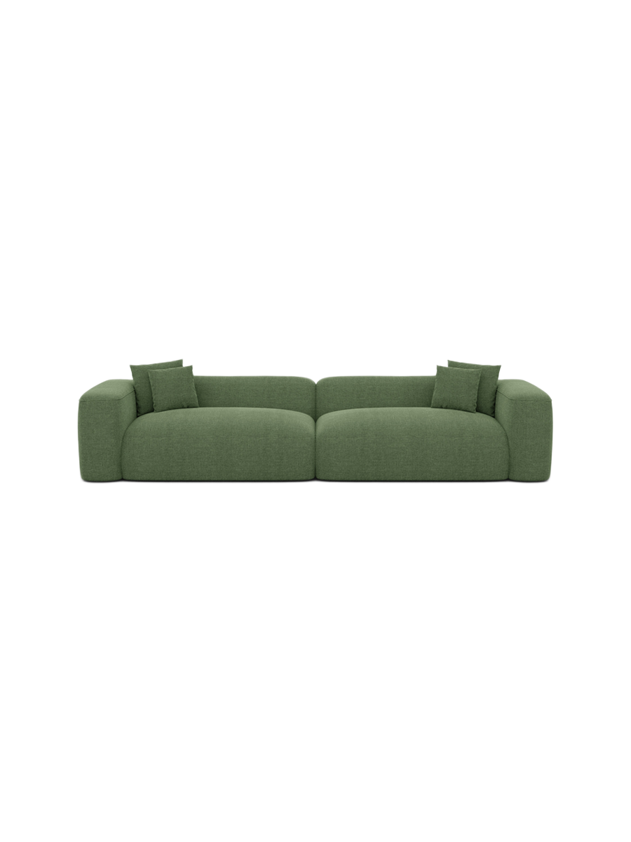 
4-Sitzer Design Sofa „CLevante“ mit Strukturstoff-Bezug - Strukturstoff Anthrazit