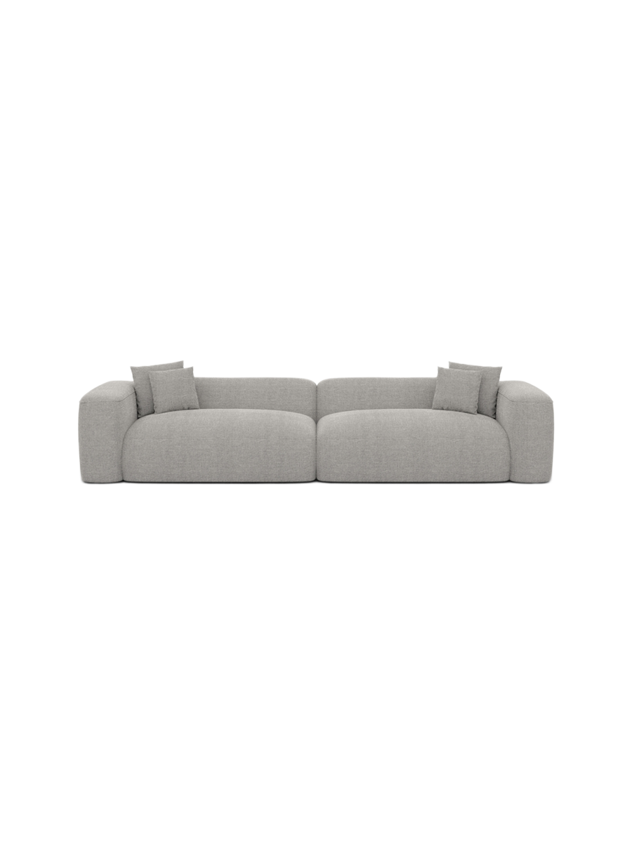 
4-Sitzer Design Sofa „CLevante“ mit Strukturstoff-Bezug - Strukturstoff Anthrazit