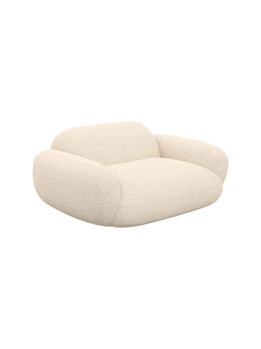 
Design Loungesessel „Levante“ mit Strukturstoff-Bezug - Strukturstoff Anthrazit