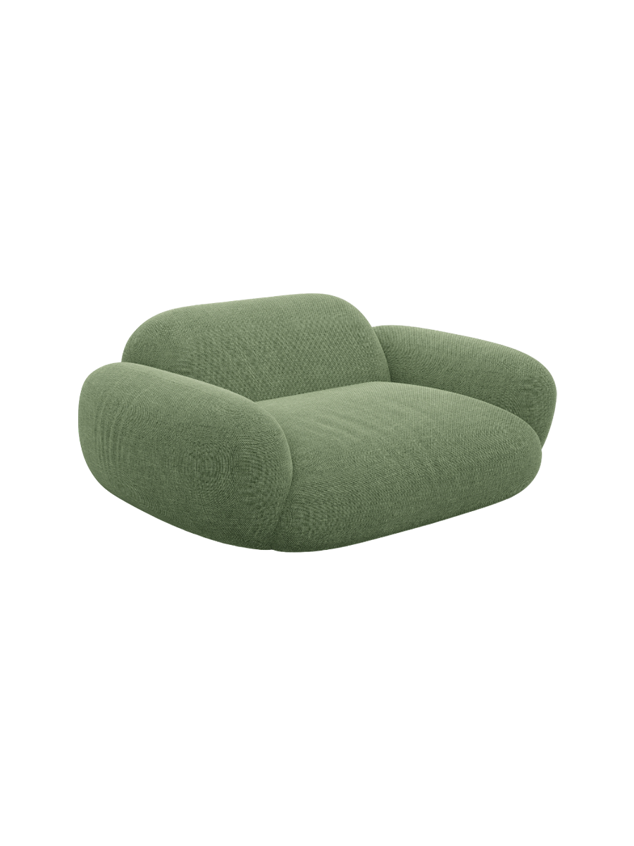 
Design Loungesessel „Levante“ mit Strukturstoff-Bezug - Strukturstoff Anthrazit