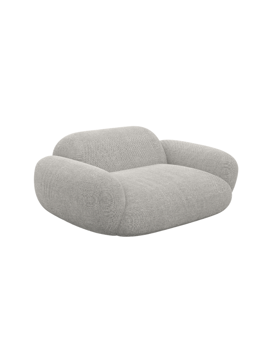 
Design Loungesessel „Levante“ mit Strukturstoff-Bezug - Strukturstoff Anthrazit