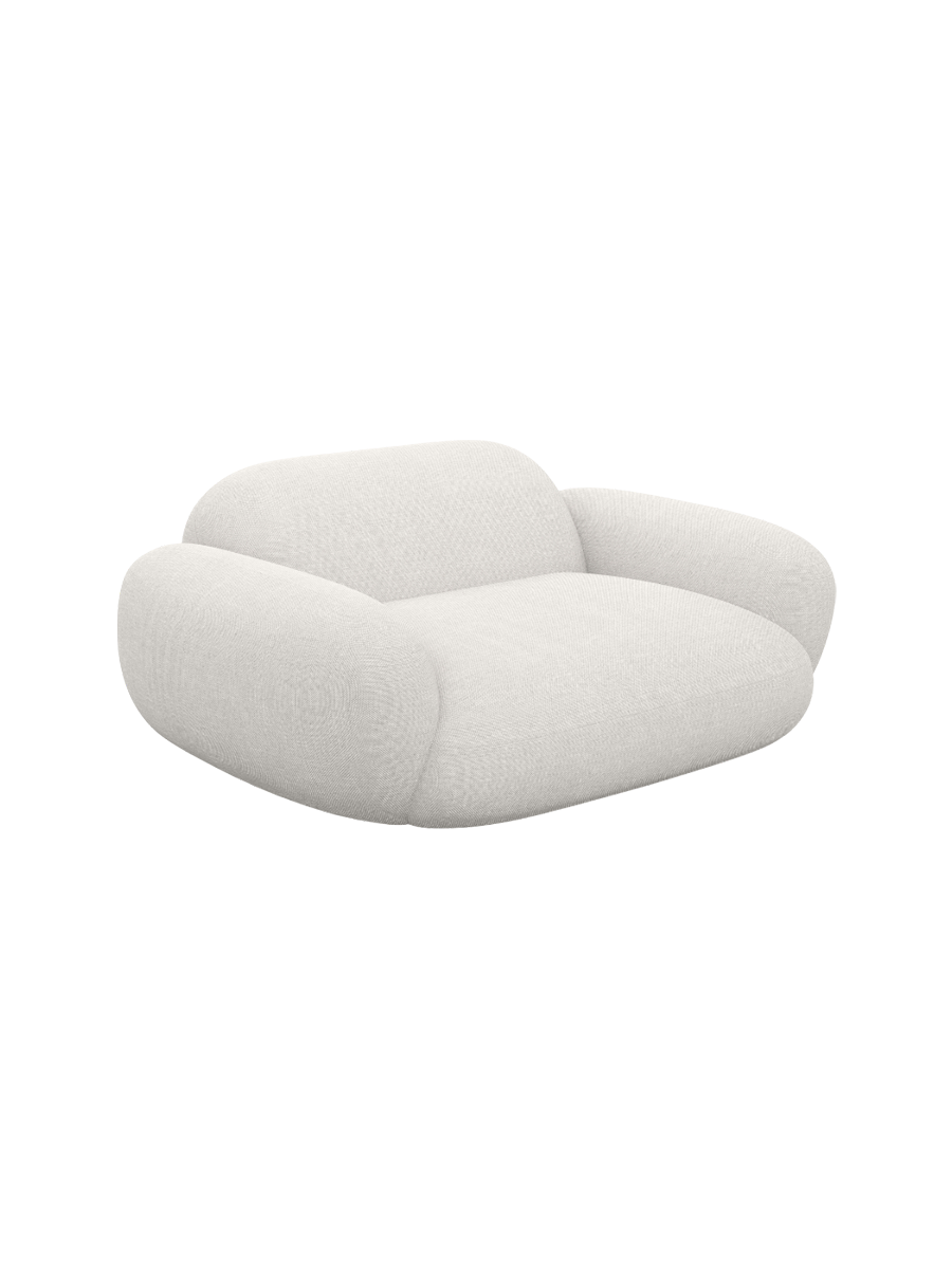 
Design Loungesessel „Levante“ mit Strukturstoff-Bezug - Strukturstoff Anthrazit