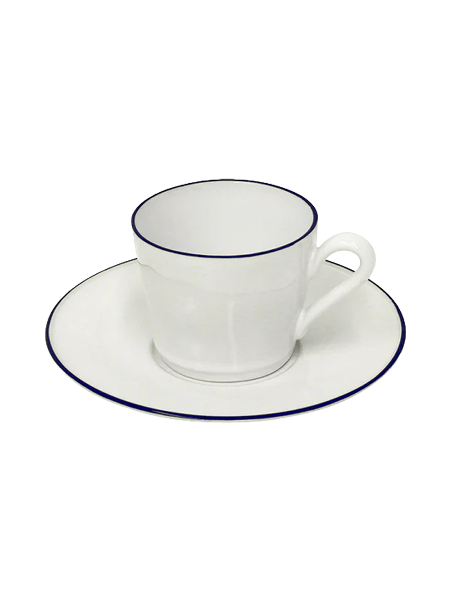 
Handmade tea & coffee mug "Beja" with saucer