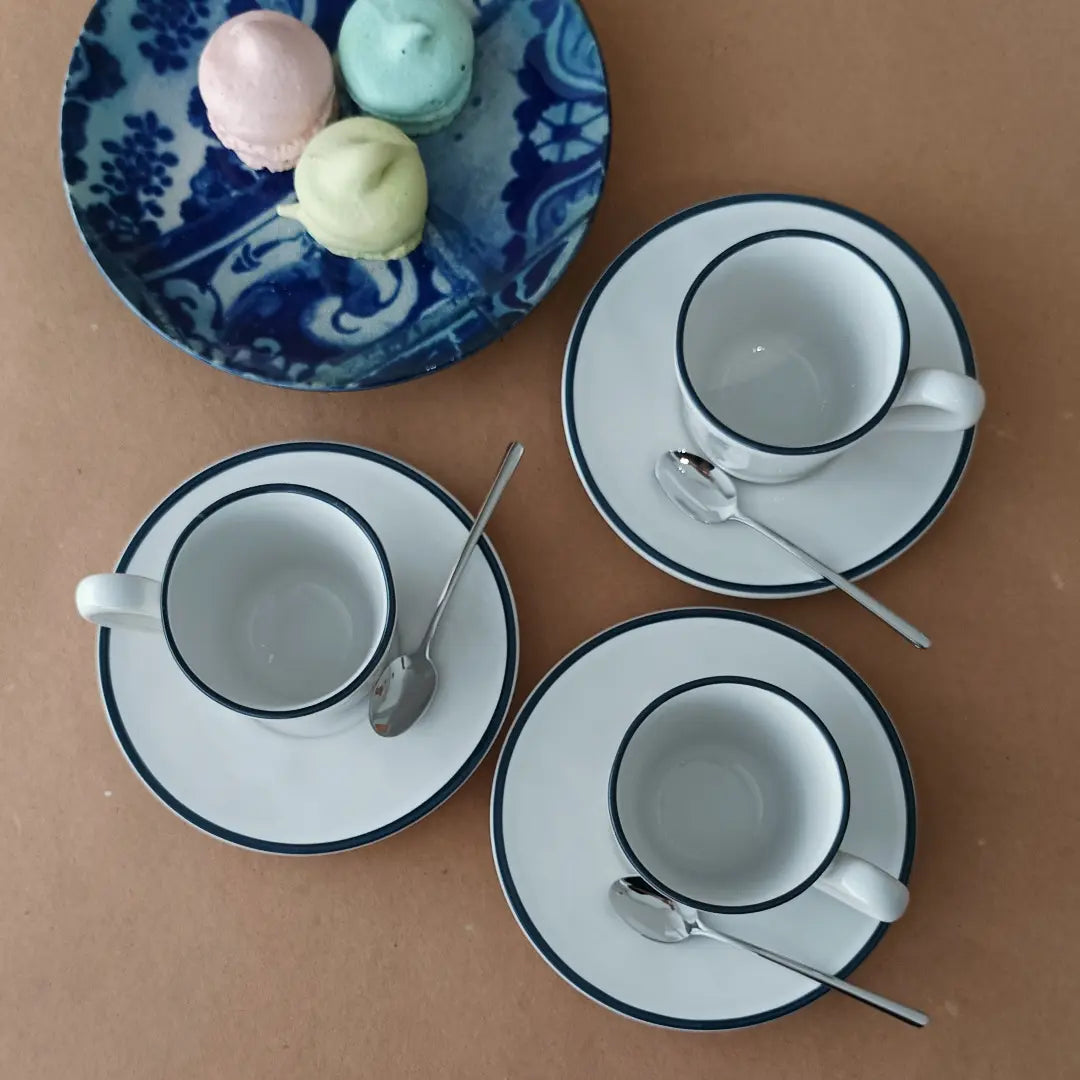 
Handmade Espresso Cup "Beja" with Saucer
