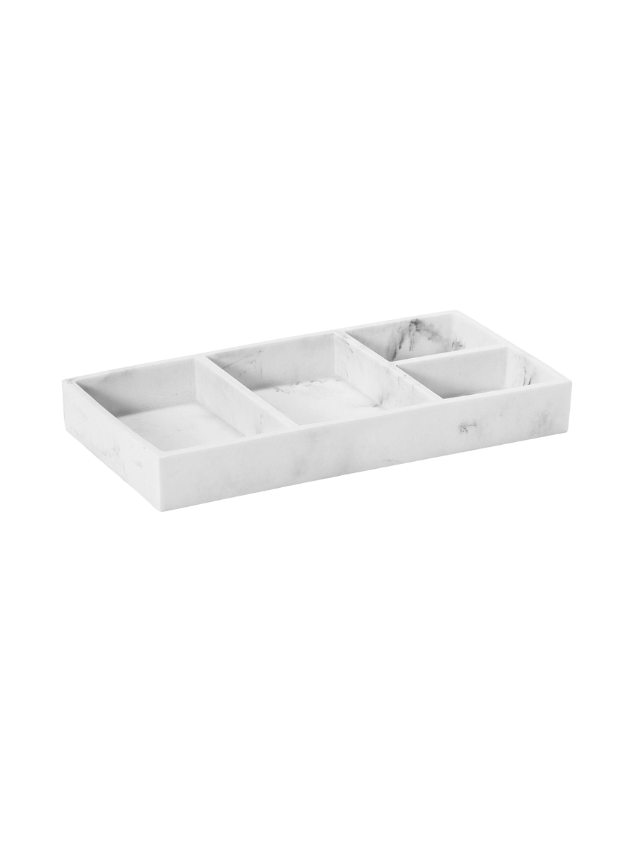 
"Solez" Organizer Tray with Marble Effect