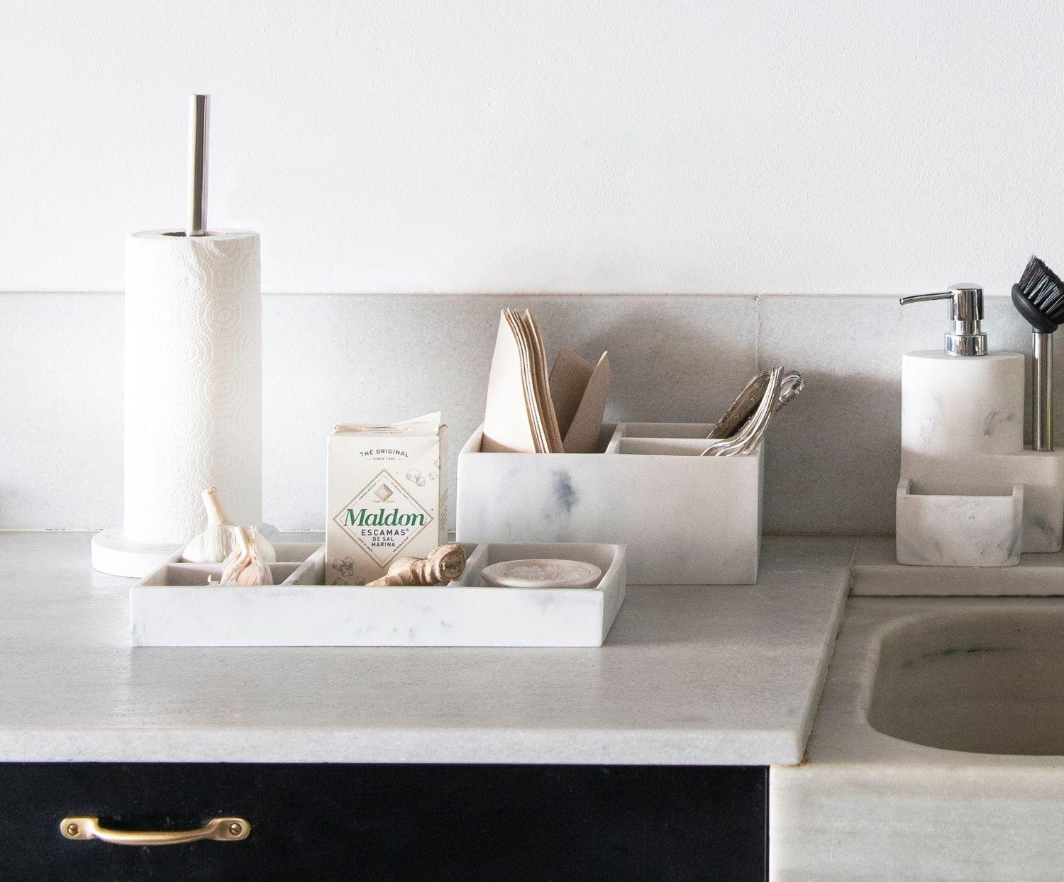 
"Solez" Organizer with Marble Look