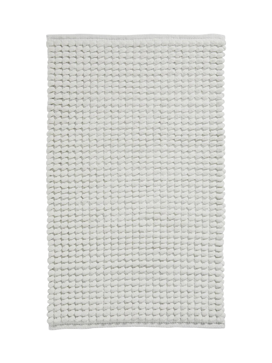 
Handmade, soft bath mat "Axel" - Salt - 60 x 100 cm