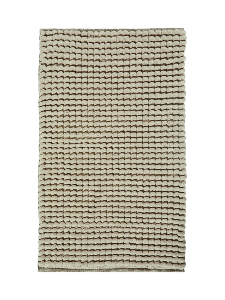 
Handmade, soft bath mat "Axel" - Linen - 23.6 x 23.6 inches