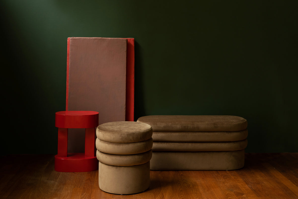 
Panca imbottita di design «Aditi»