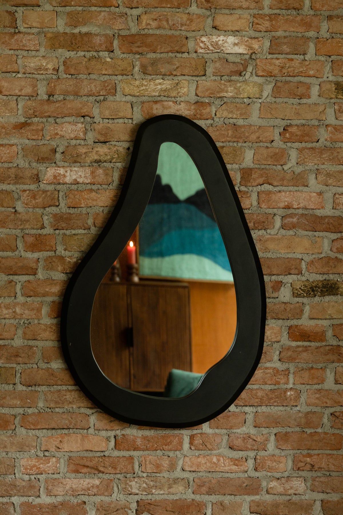 
Specchio da parete di design „Aren Wood“, disponibile in diverse dimensioni - 61 x 92 cm