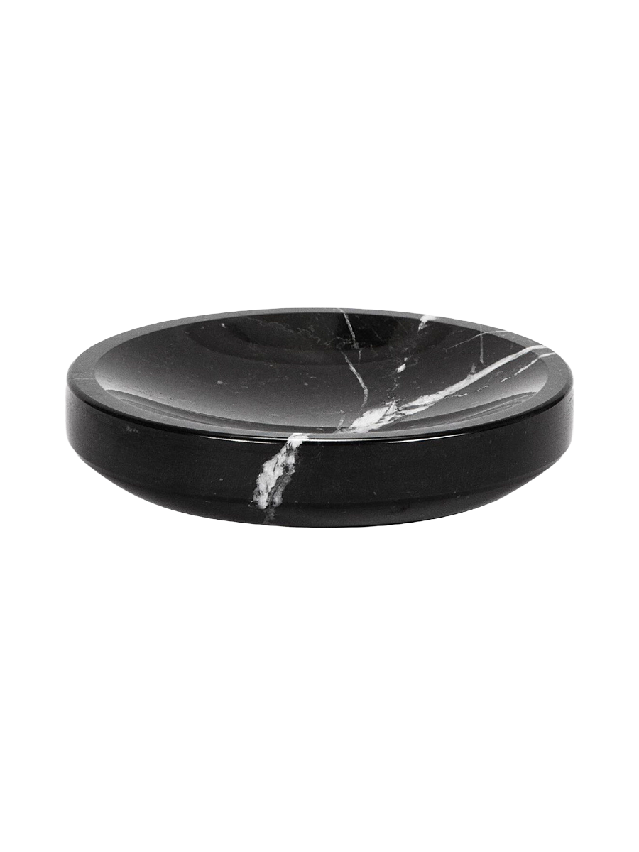 
Seifenschale „Black Marble“ aus Marmor