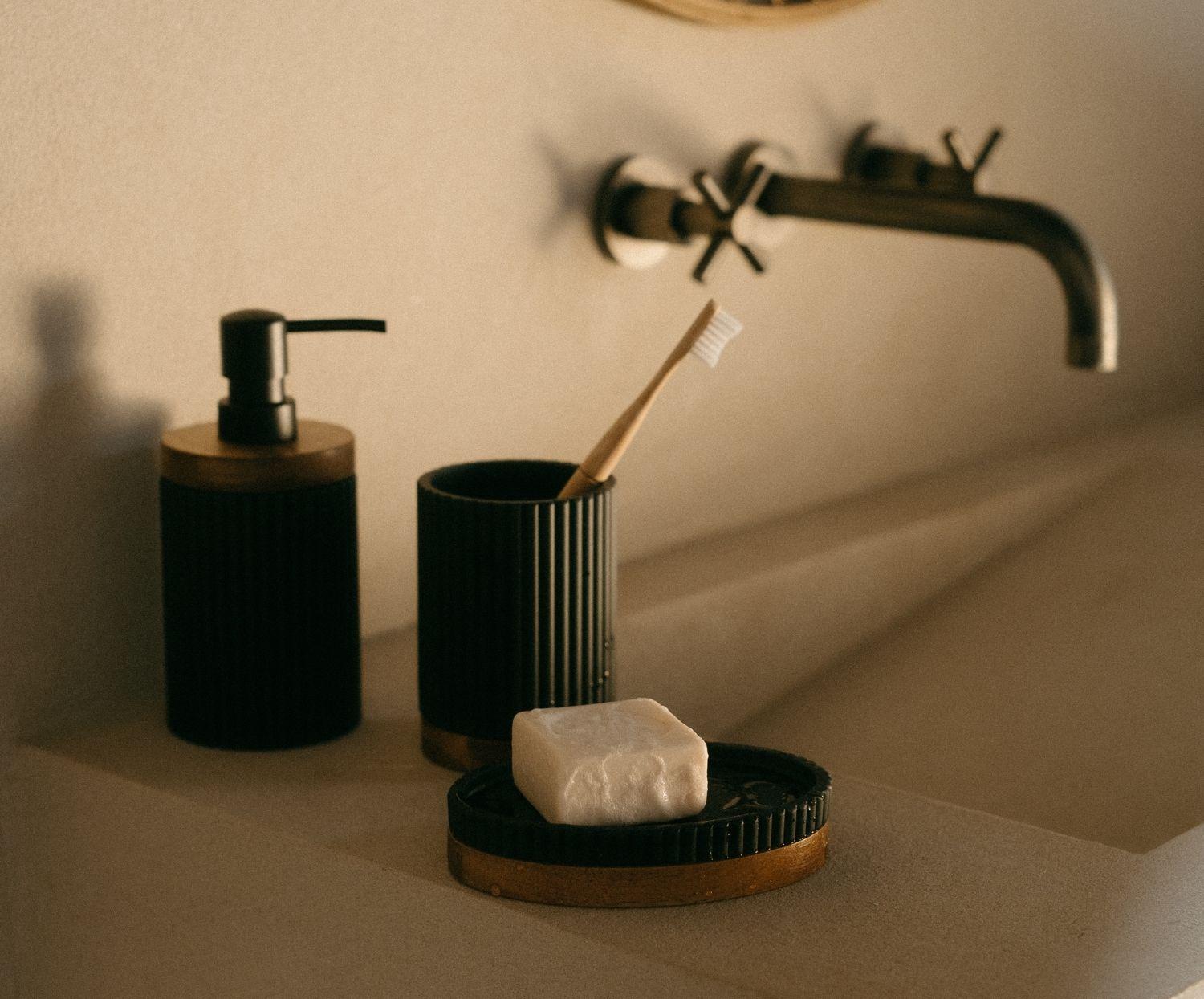 
Gobelet à brosses à dents chic « Fabian »