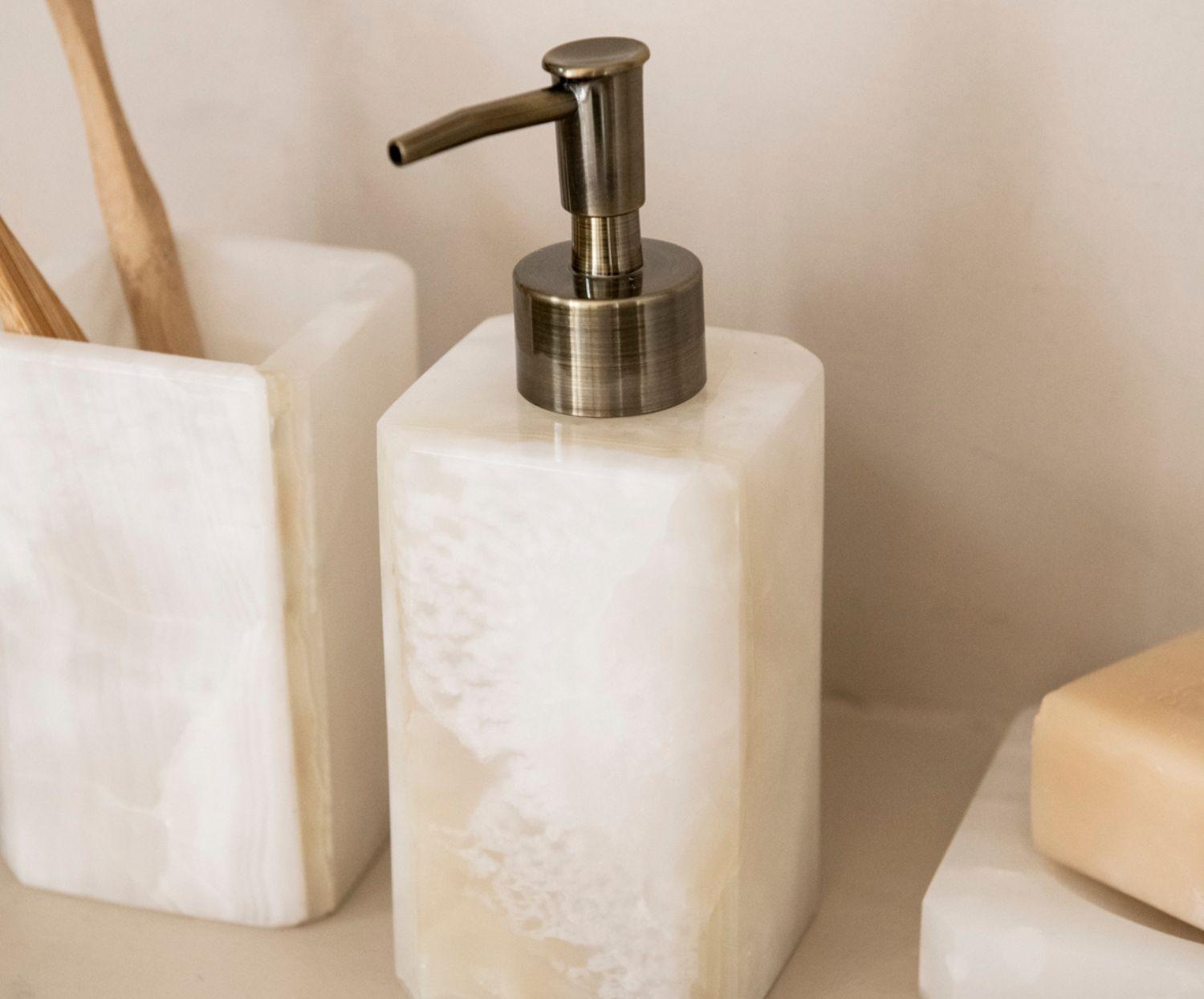 
Elegant "Norez" Marble Soap Dispenser