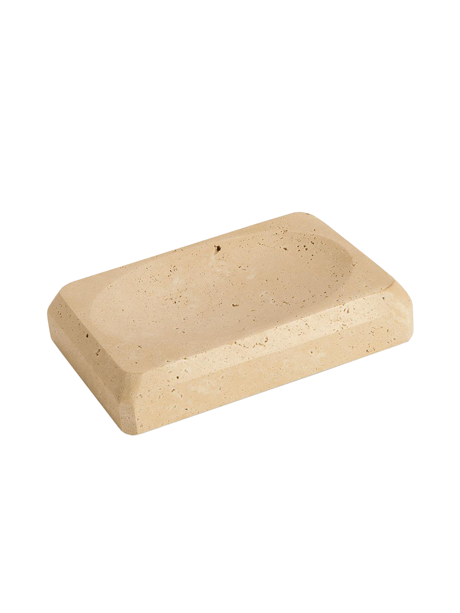 
Elegant "Norah" Soap Dish made of Travertine