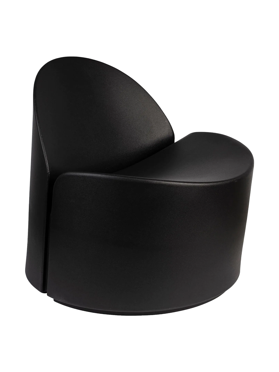 
"Bloom" Outdoor Lounge Chair - Black