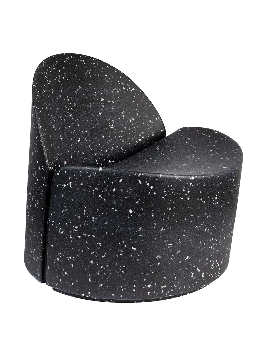 
"Bloom" Outdoor Lounge Chair - Black Galaxy