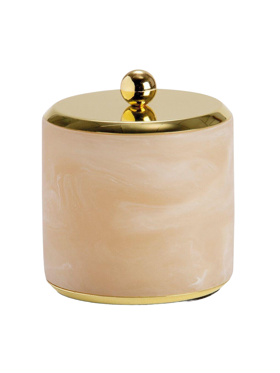
"Luxxe" Storage Tin with Marble Look