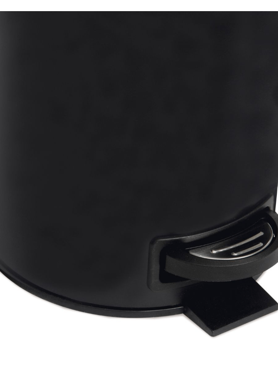 
"B-Stone" waste bin in black metal