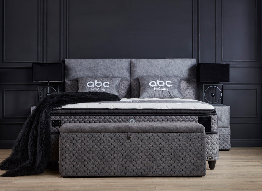
Premium Box Spring Bed "Babylon" incl. Mattress & Topper - Without accessories / 140 x 200 cm