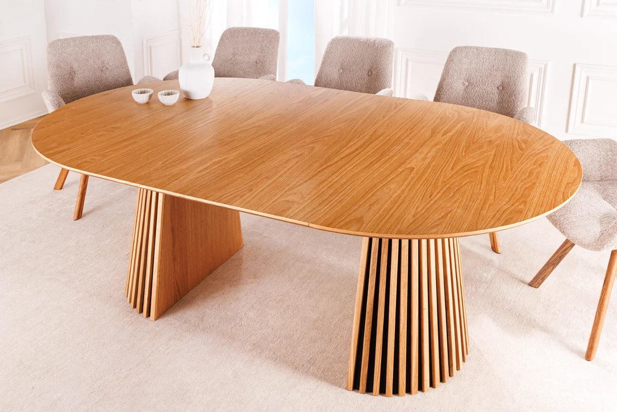 
Tavolo da pranzo di design allungabile “Walhalla” 120-160-200 cm - Rovere Naturale