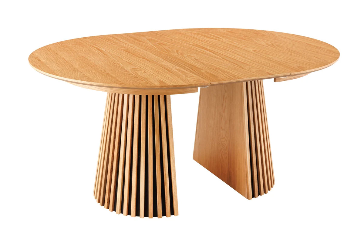 
Ausziehbarer Design Esstisch „Walhalla“ 120-160-200 cm - Eiche Natural