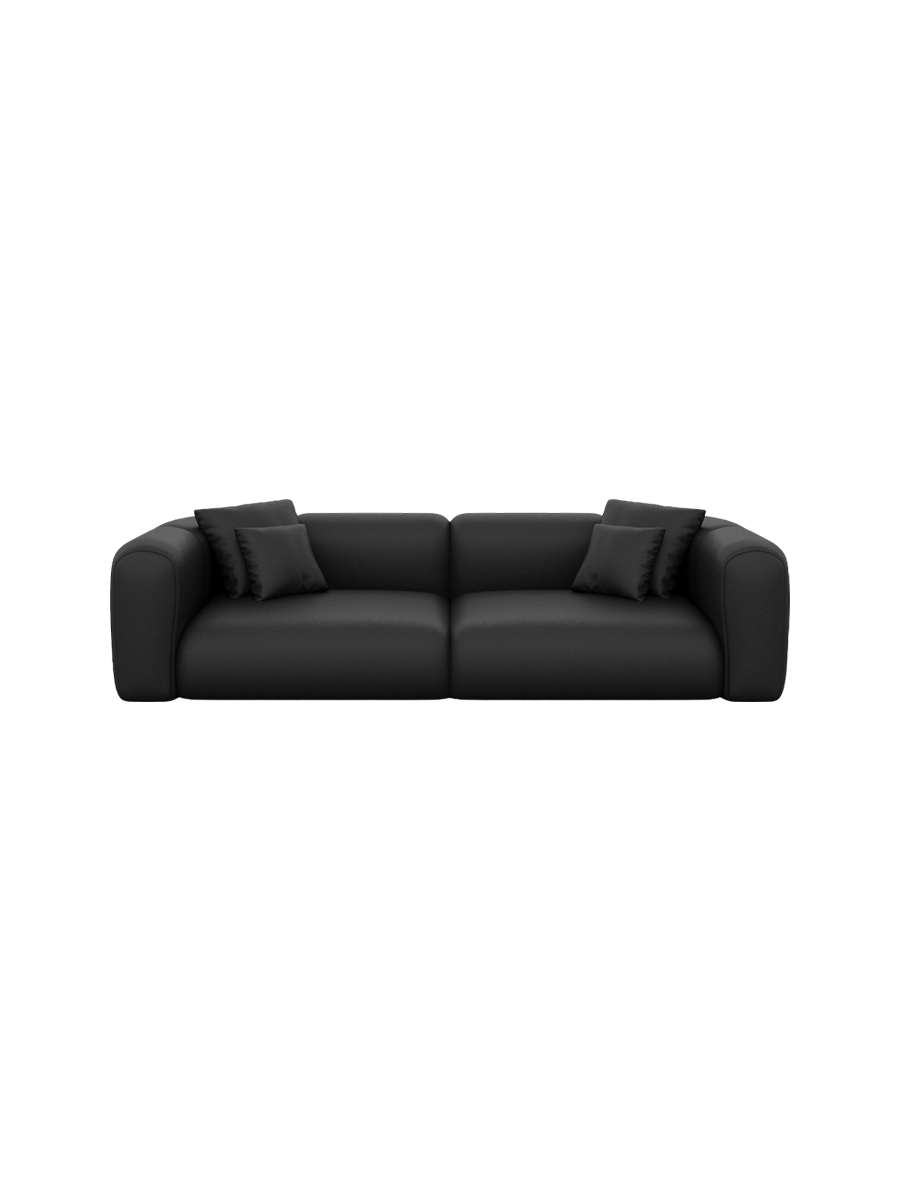 
4-Sitzer Design Echtleder Sofa „Terranova“ - Echtleder Beige