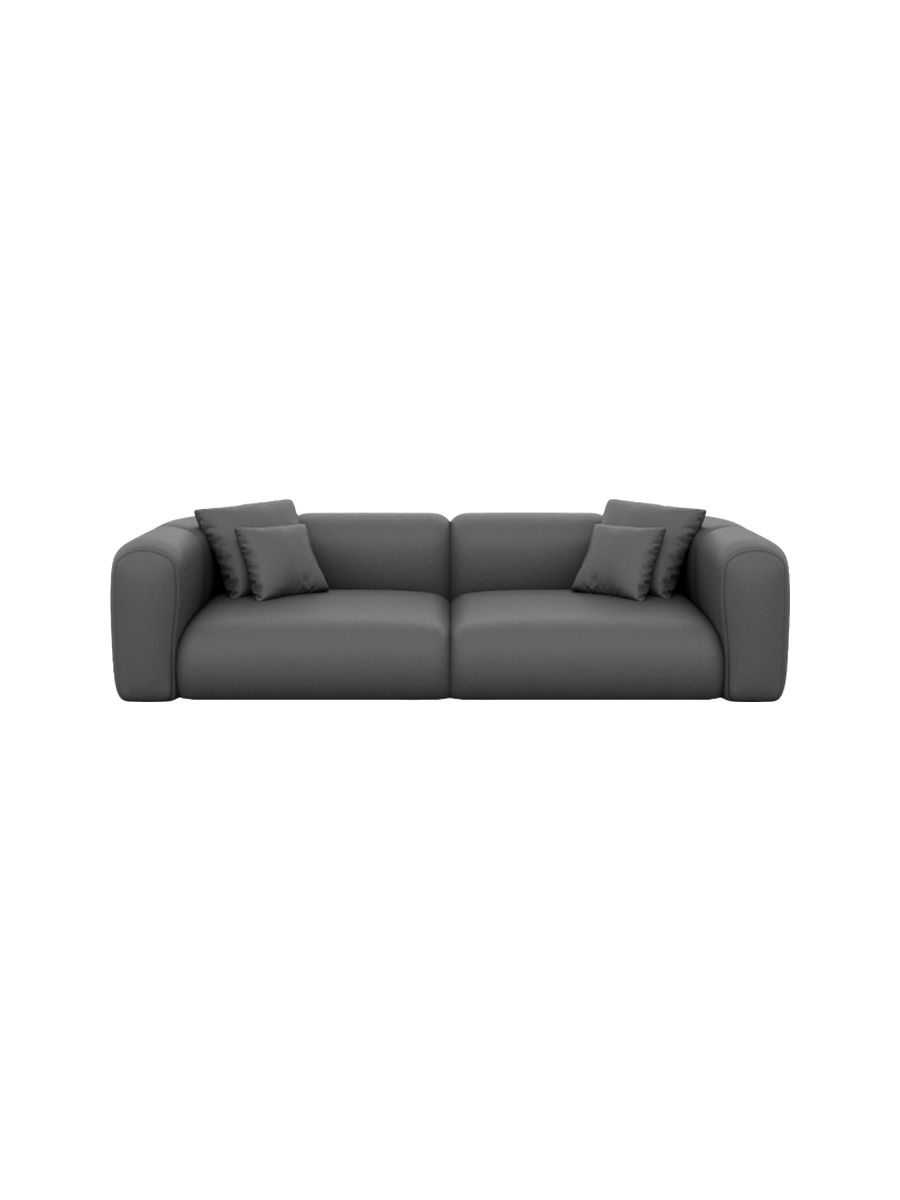 
4-Sitzer Design Echtleder Sofa „Terranova“ - Echtleder Beige