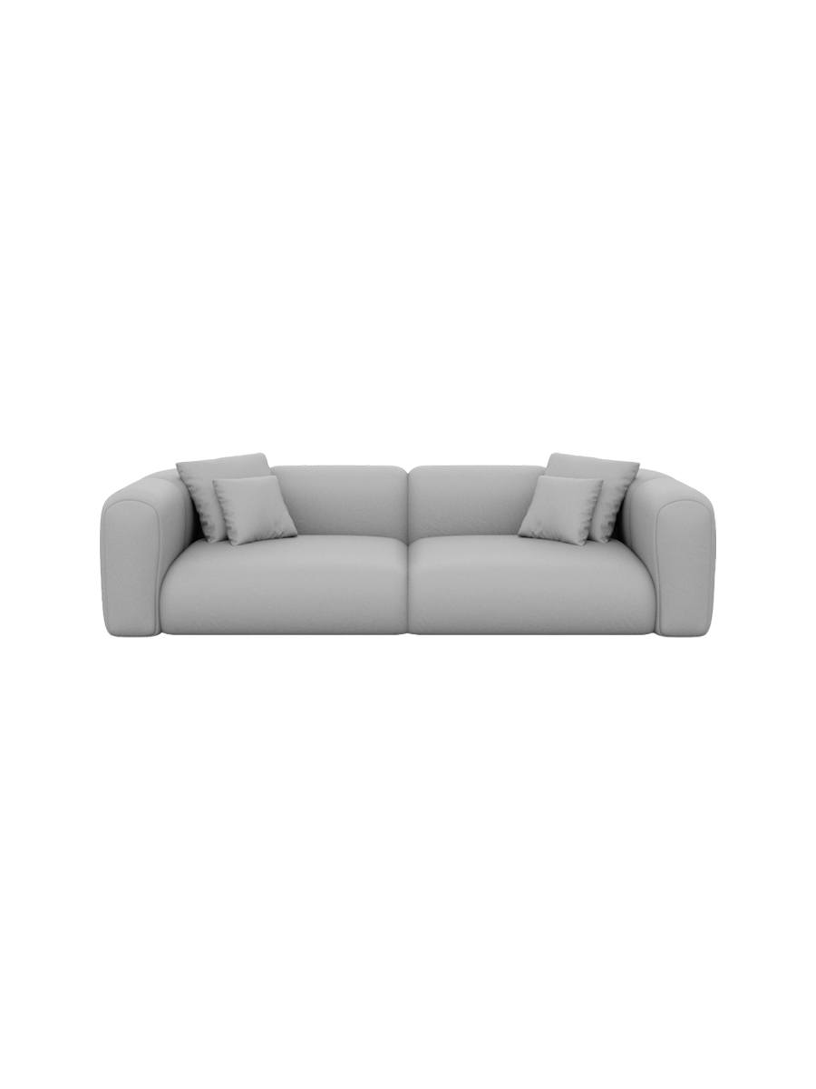 
4-Sitzer Design Echtleder Sofa „Terranova“ - Echtleder Beige