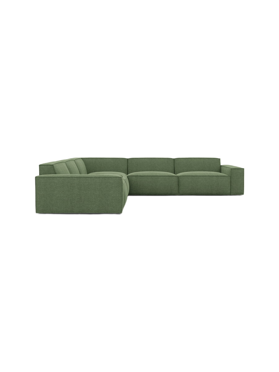 
5-Sitzer Design Ecksofa „Siena“ mit Strukturstoff-Bezug - Strukturstoff Anthrazit