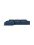 Textured fabric Dark Blue