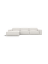 Textured fabric White