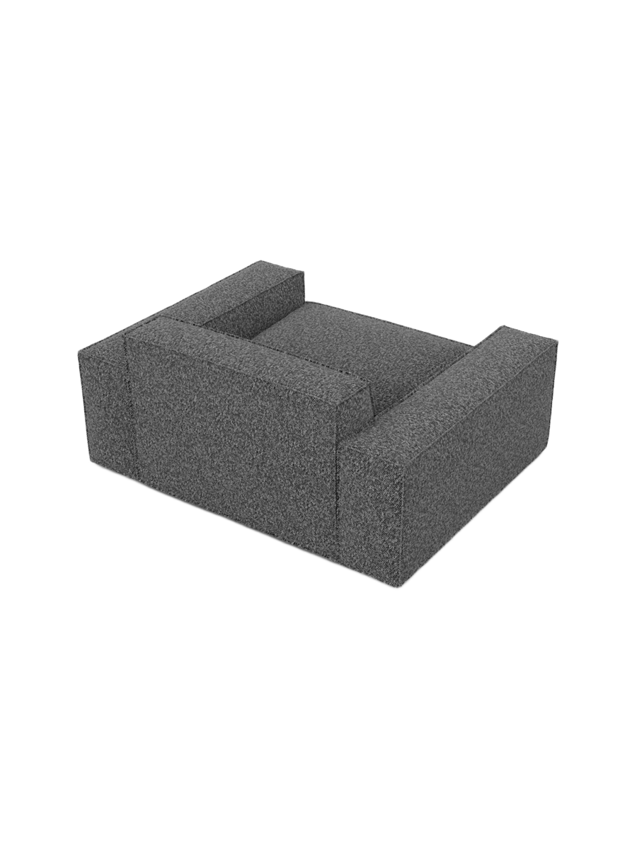 
Design Loungesessel „Siena“ mit Bouclé-Bezug - Bouclé Graphit
