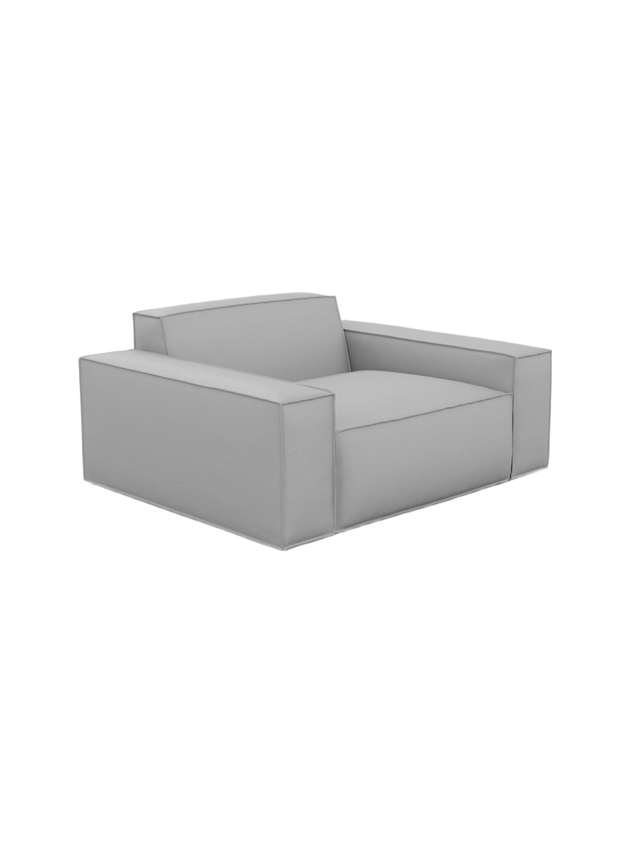
Design Echtleder Loungesessel „Siena“ - Echtleder Beige
