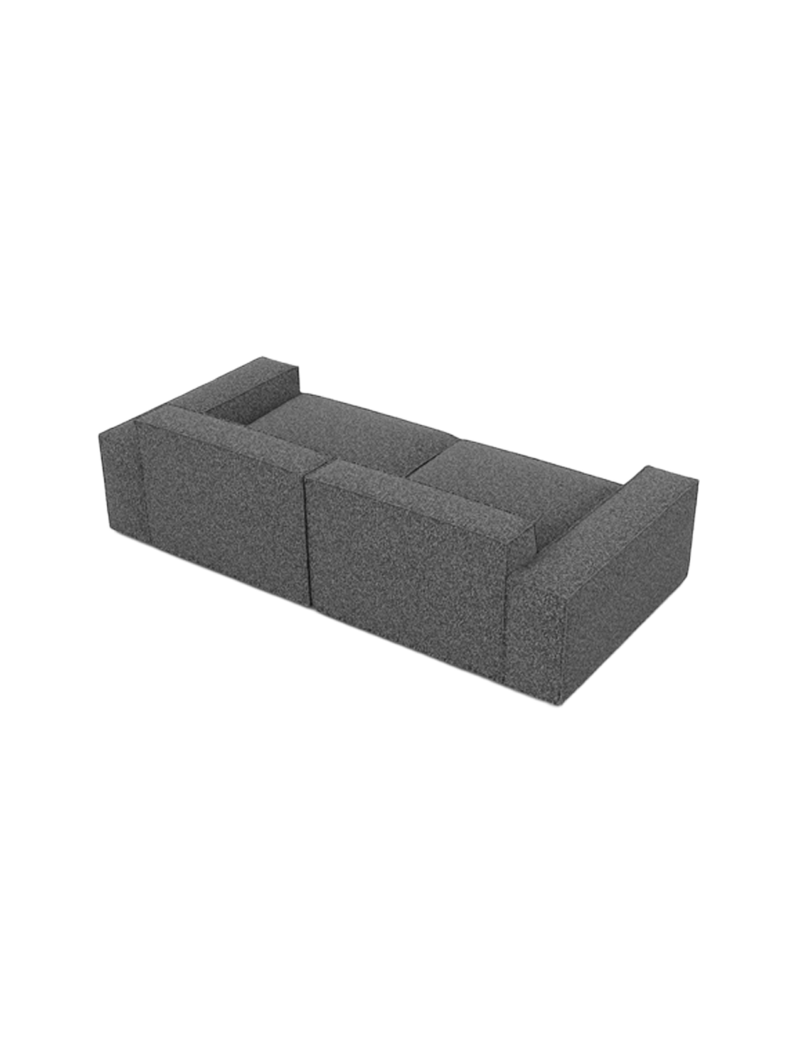 
2-Sitzer Design Sofa „Siena“ mit Bouclé-Bezug - Bouclé Graphit