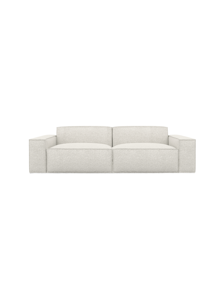 
2-Sitzer Design Sofa „Siena“ mit Bouclé-Bezug - Bouclé Graphit