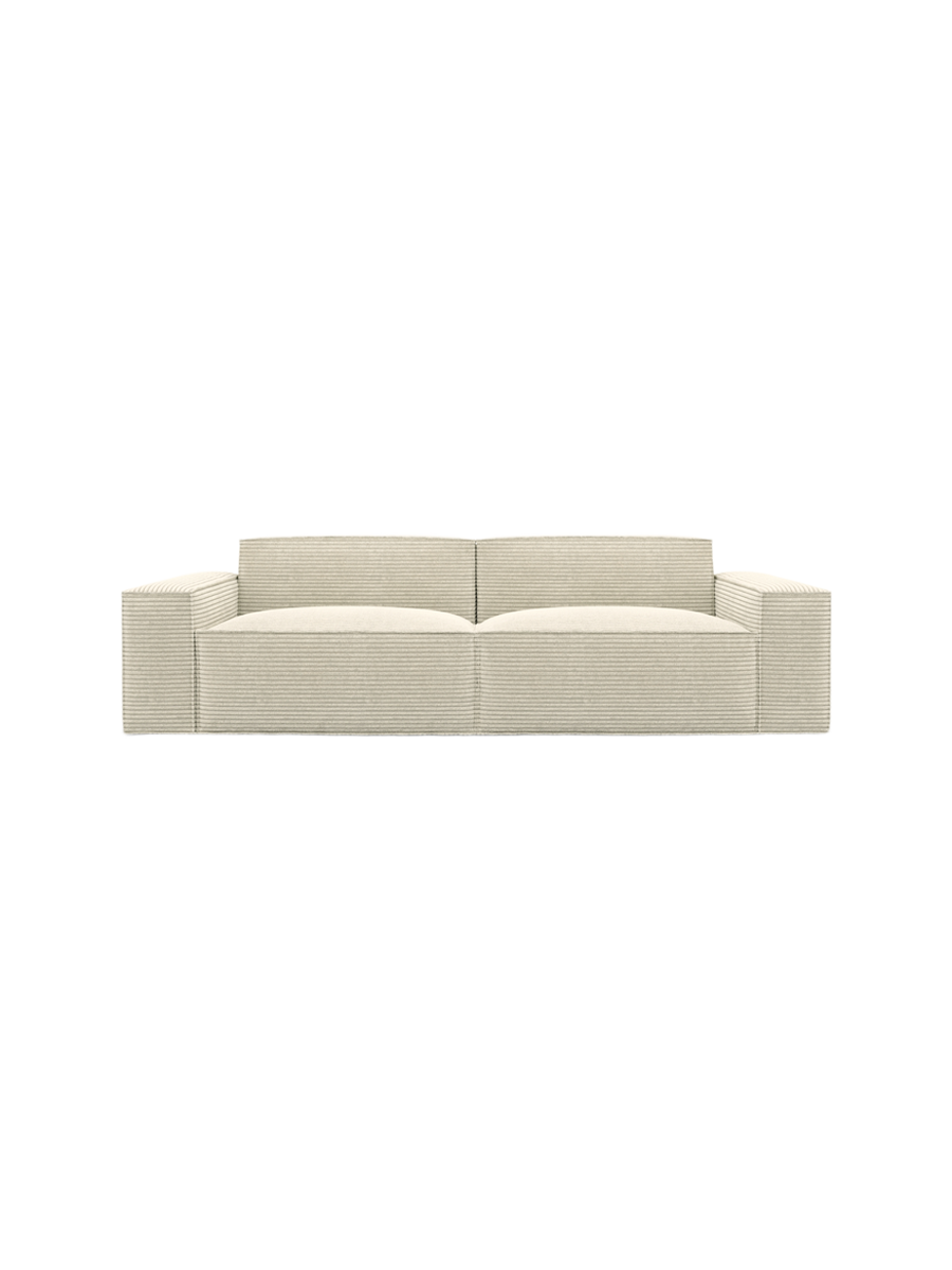 
2-Sitzer Design Sofa „Siena“, Cordsamt - Cordsamt Dunkelblau