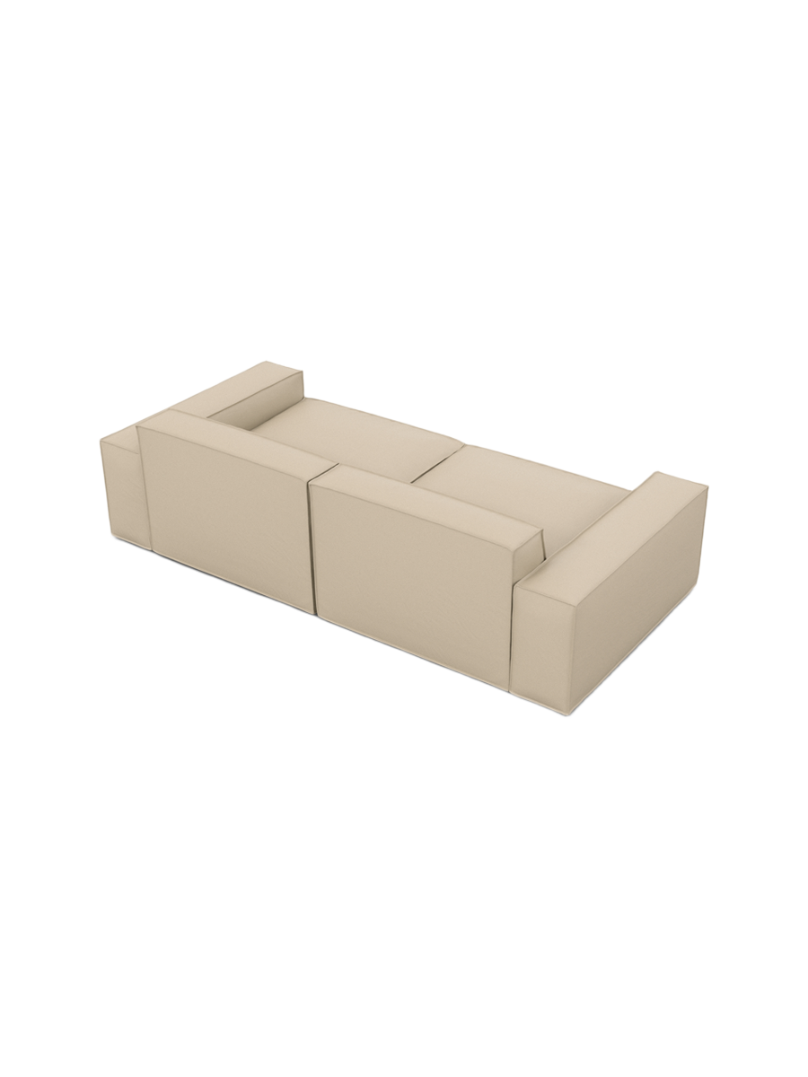 
2-Sitzer Design Echtleder Sofa „Siena“ - Echtleder Beige