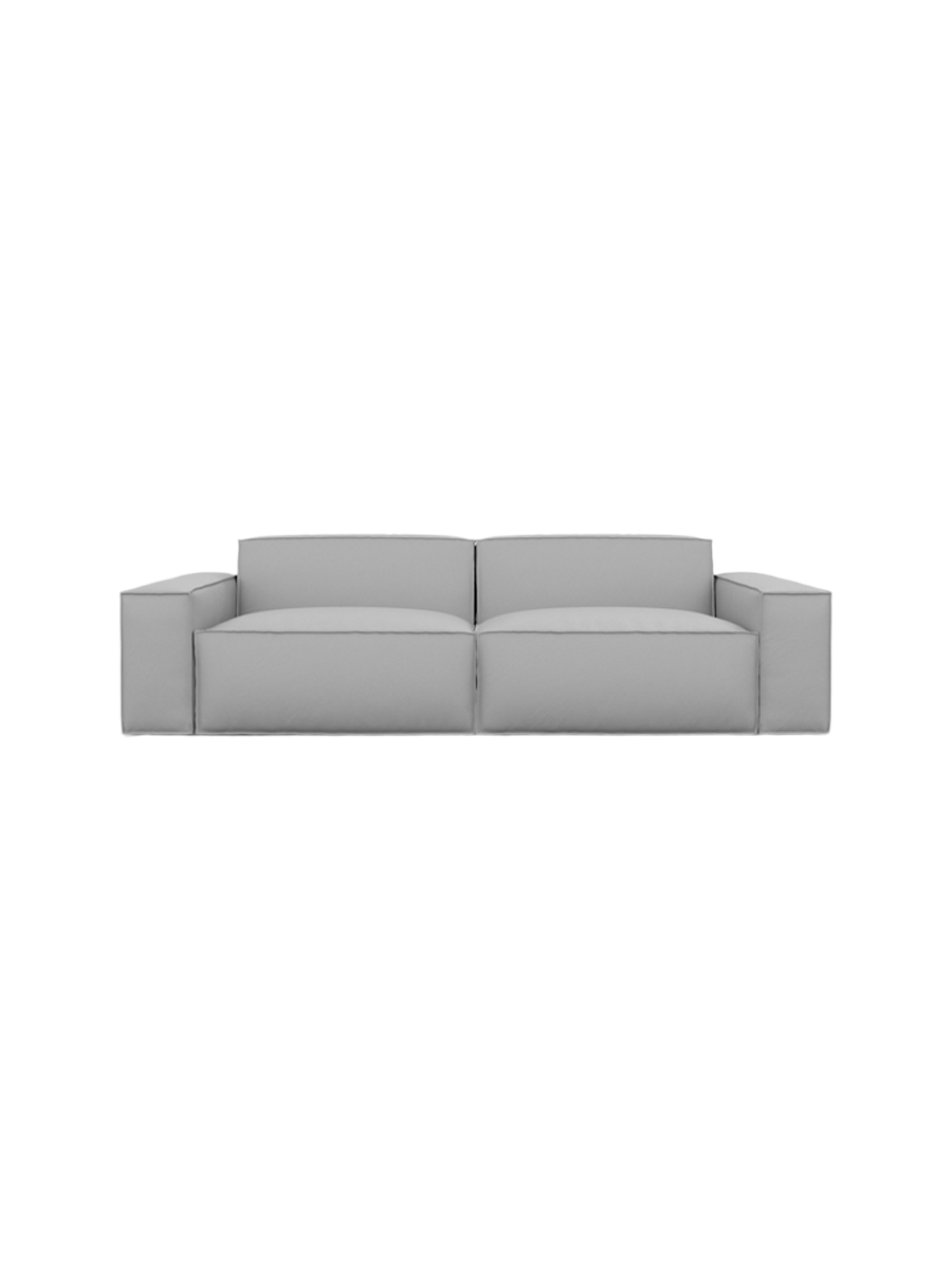 
2-Sitzer Design Echtleder Sofa „Siena“ - Echtleder Beige