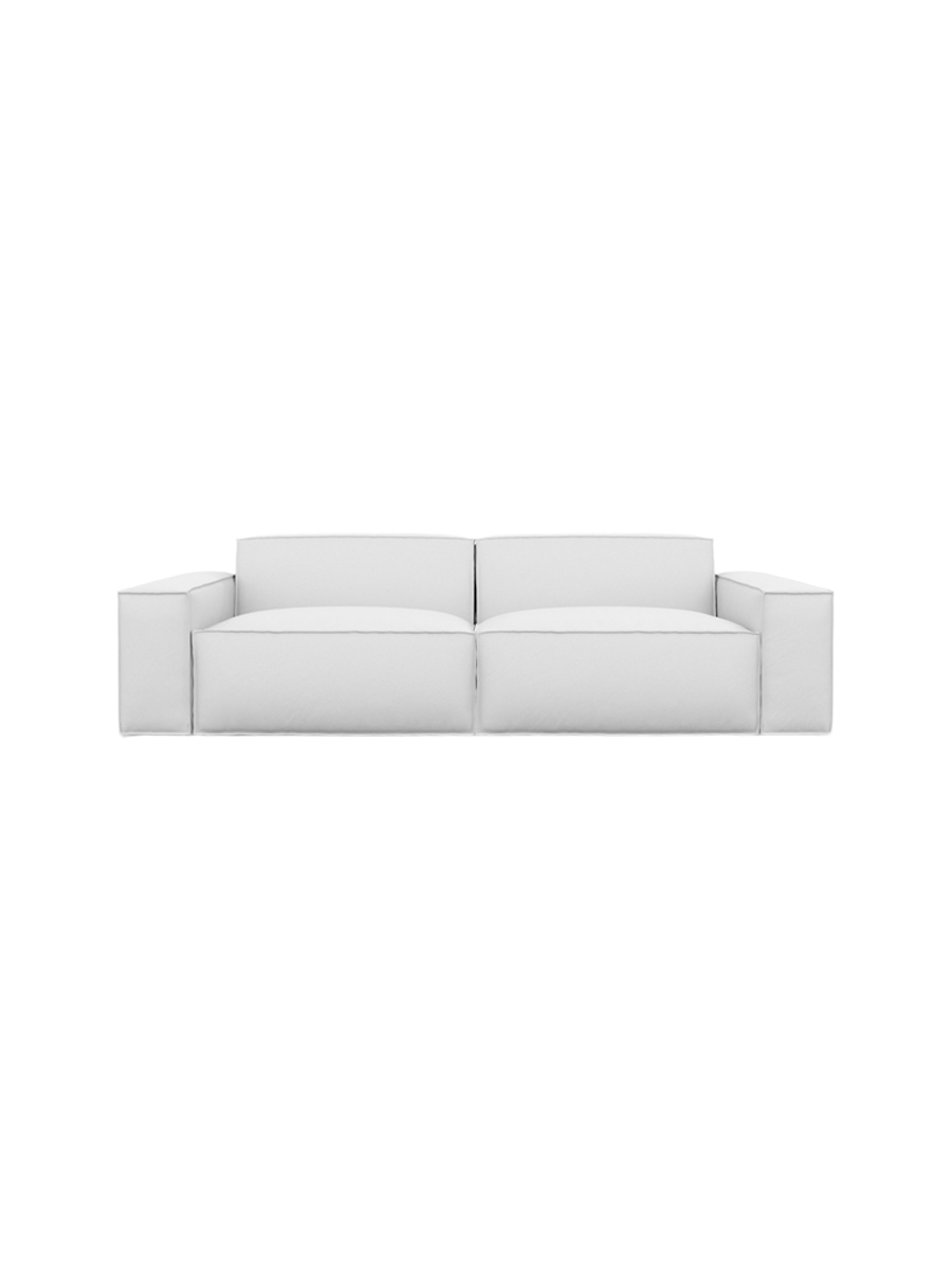 
2-Sitzer Design Echtleder Sofa „Siena“ - Echtleder Beige