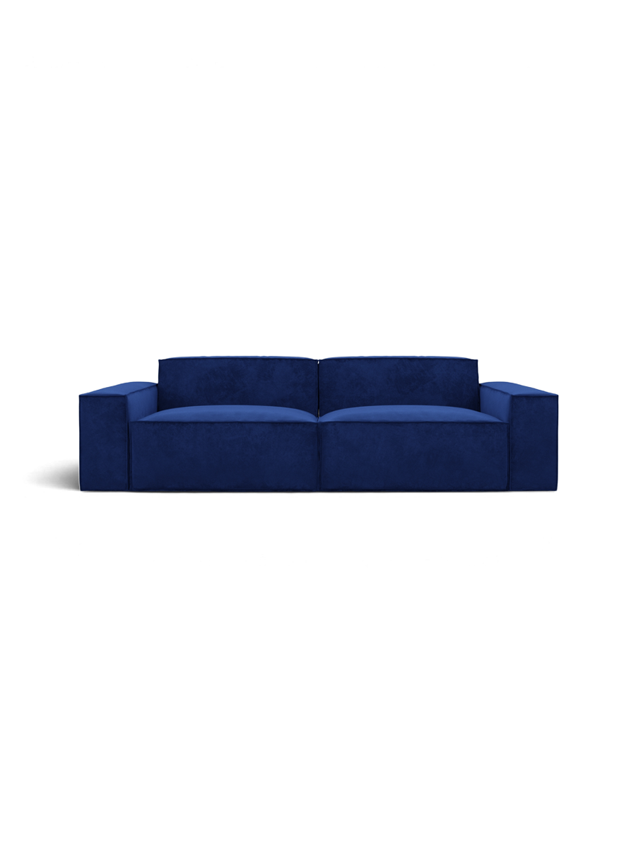 
2-seater designer sofa “Siena” with velvet upholstery - Velvet cover Royal Blue