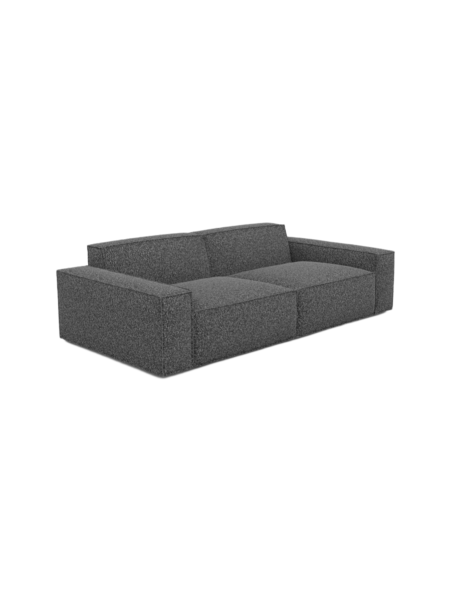 
3-Sitzer Design Sofa „Siena“ mit Bouclé-Bezug - Bouclé Graphit